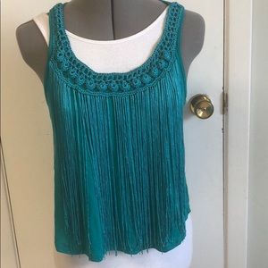 Wet Seal Tank w/ fringe